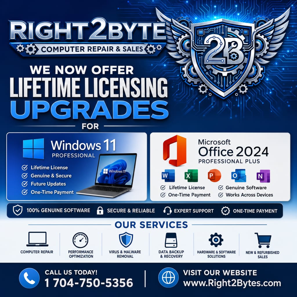 Right2Bytes Upgrades